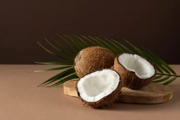 Coconut palm is species of palm tree cultivated in tropical climates